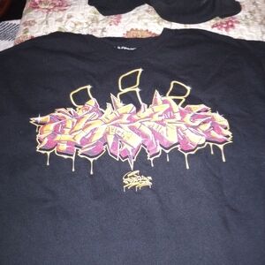 Black Graffiti Art T-Shirt